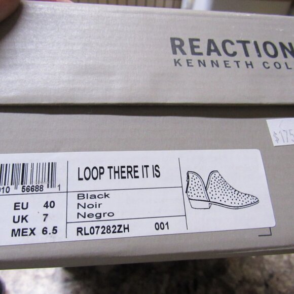 Women's Kenneth Cole Reaction Size 9 Ankle Boots. Black. NWT - Picture 6 of 6